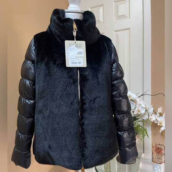 Herno Black Jacket size 48 NEW $675 - Picture 17 of 17